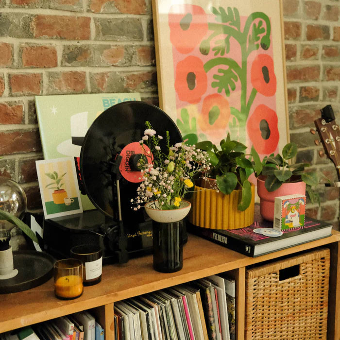 Paula Self-Watering Pot - Mustard Yellow