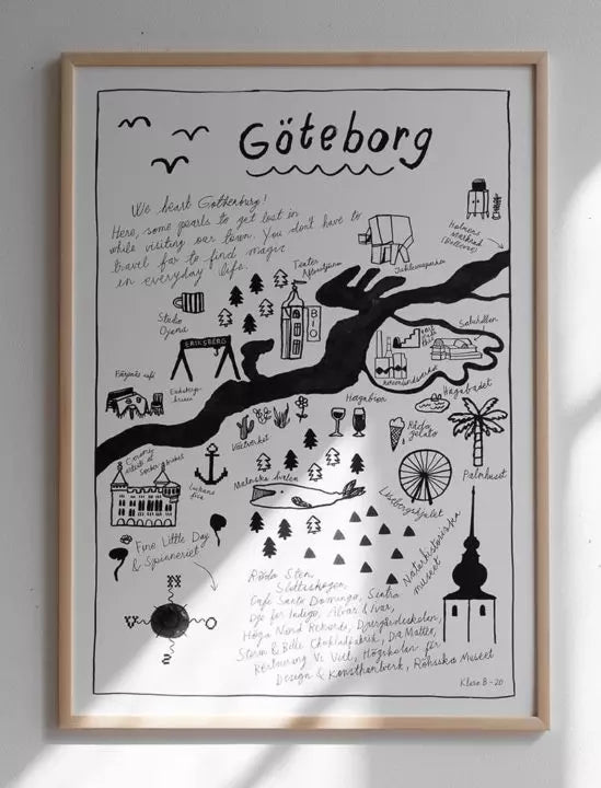 Göteborg Map Poster