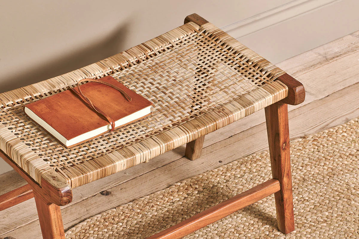 Madrisana Rattan Footstool