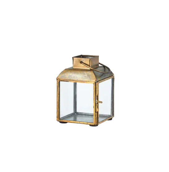 Maro Brass Lantern Small