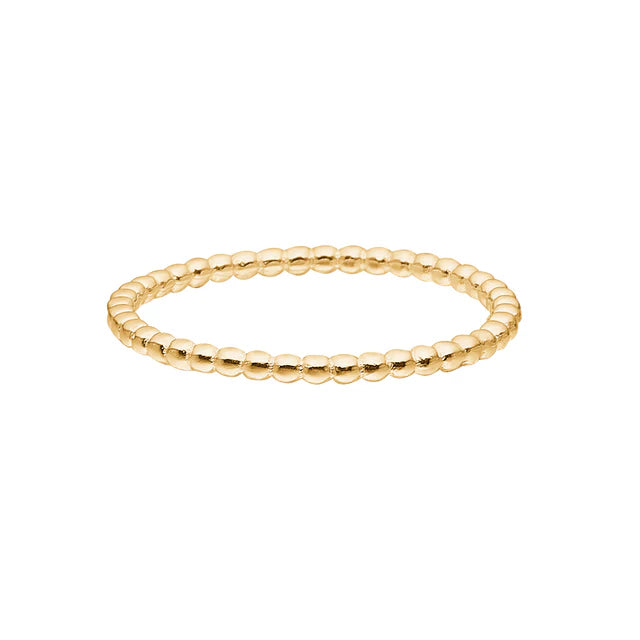 Simple Bubble Ring Gold