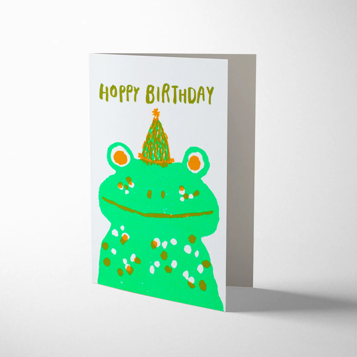 Frog Hoppy Birthday Card