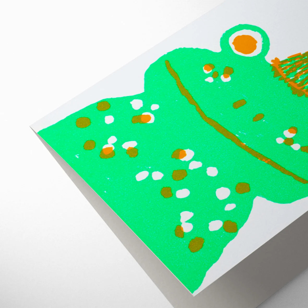 Frog Hoppy Birthday Card