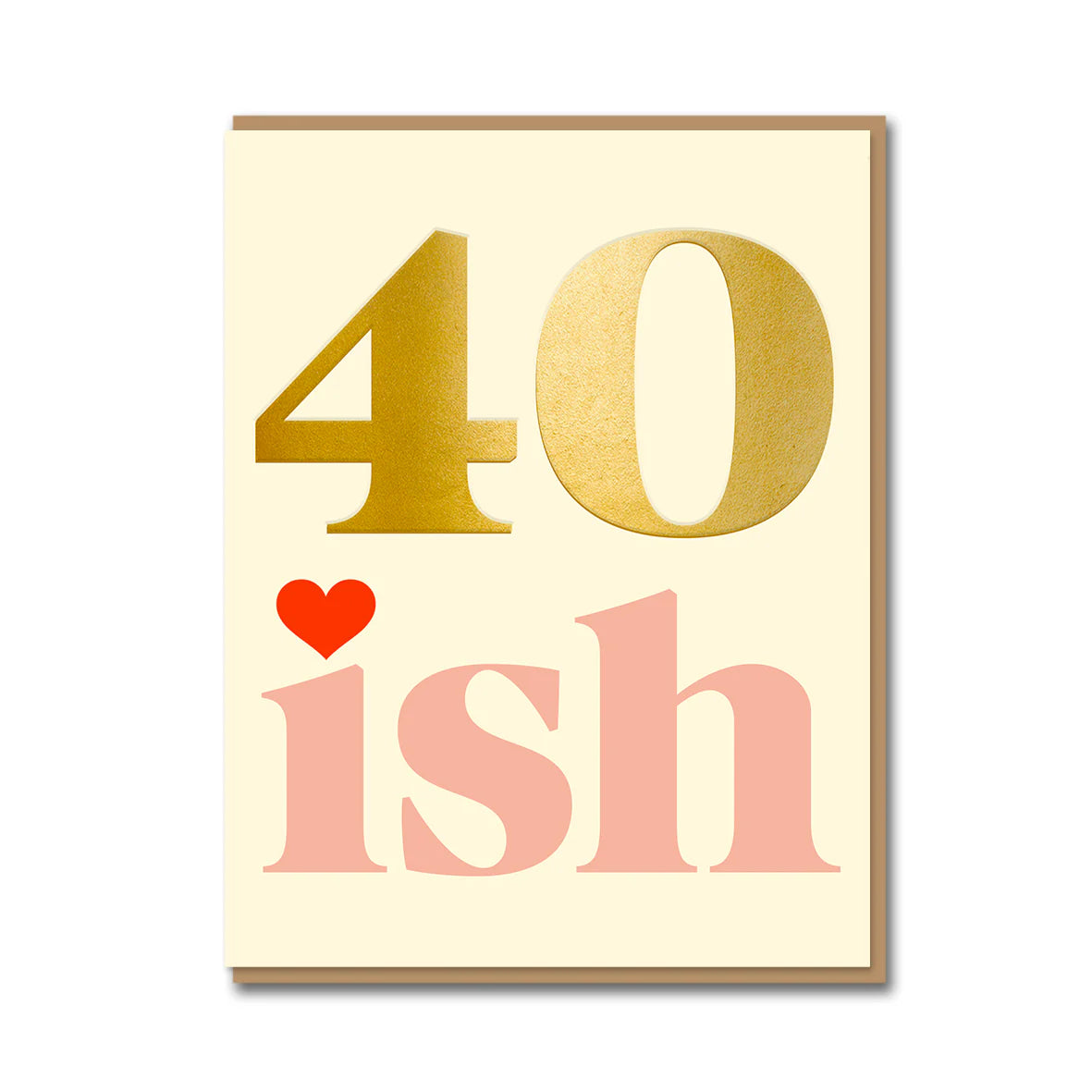 Serif: 40ish Card