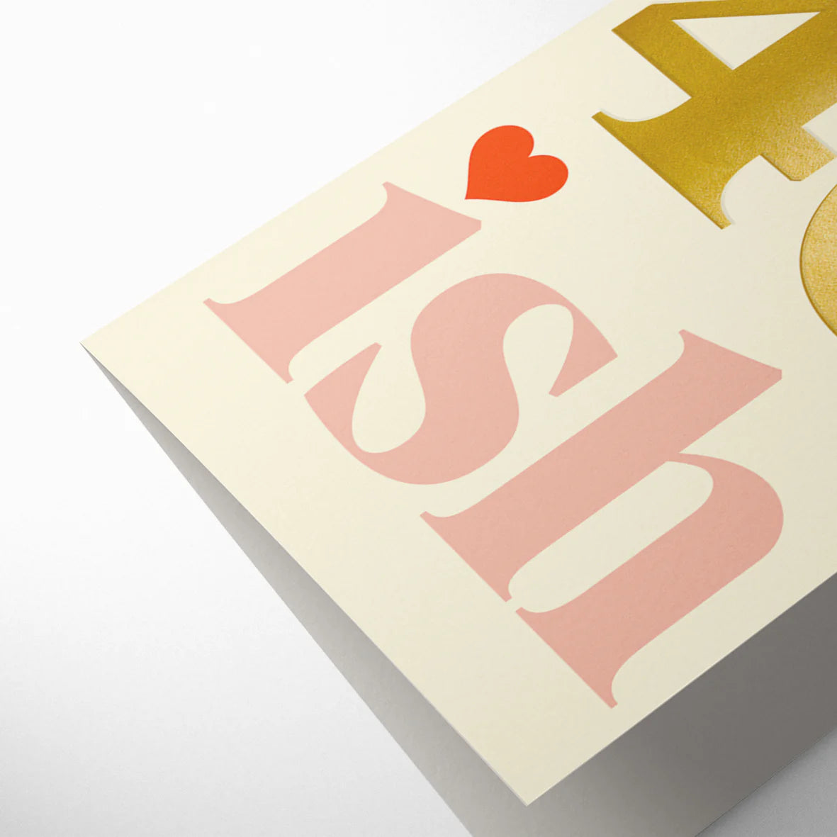 Serif: 40ish Card