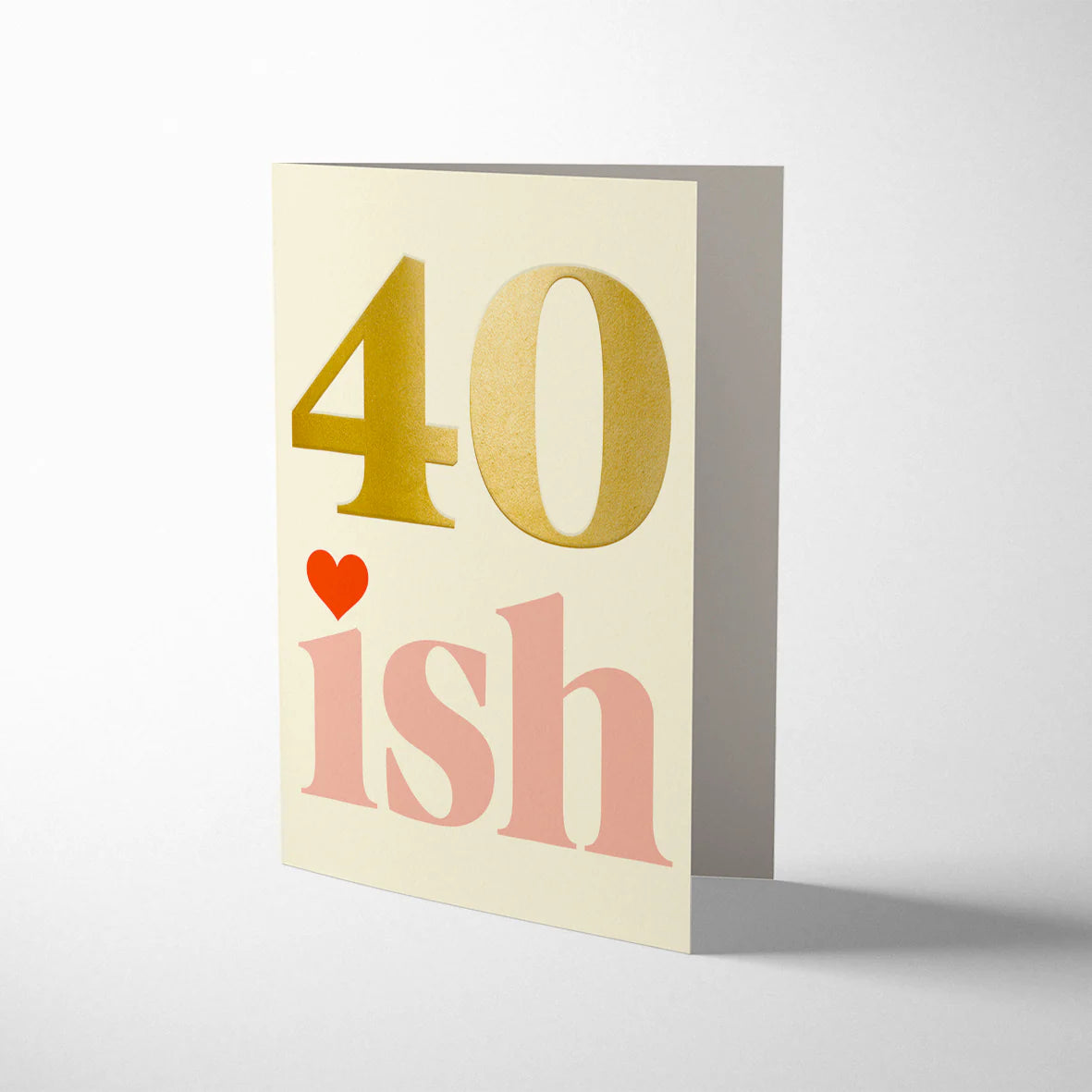 Serif: 40ish Card
