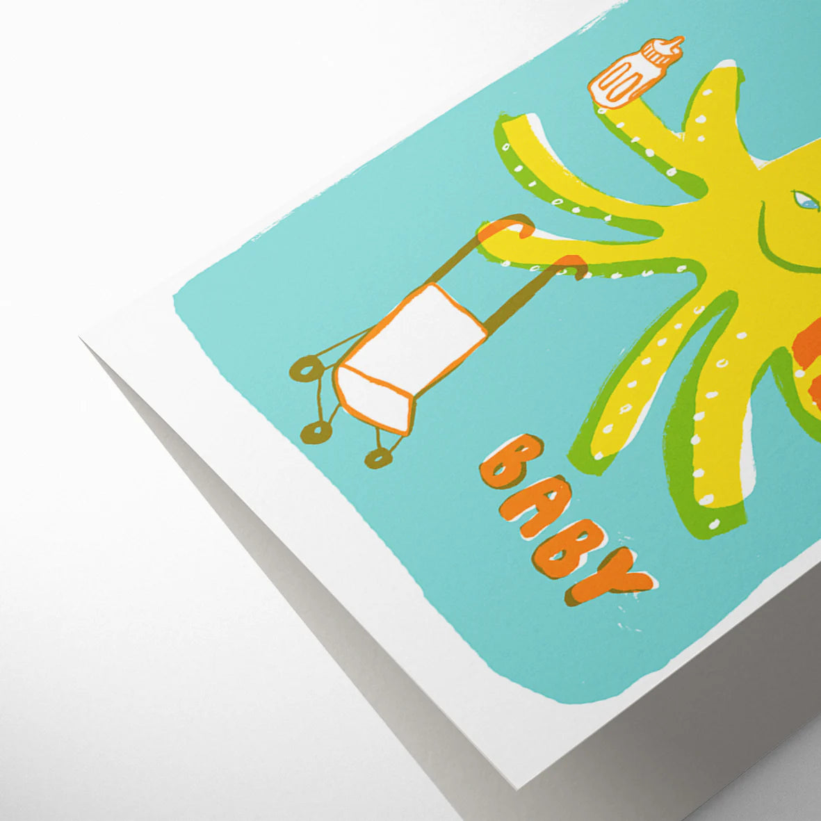 Octopus Baby Card
