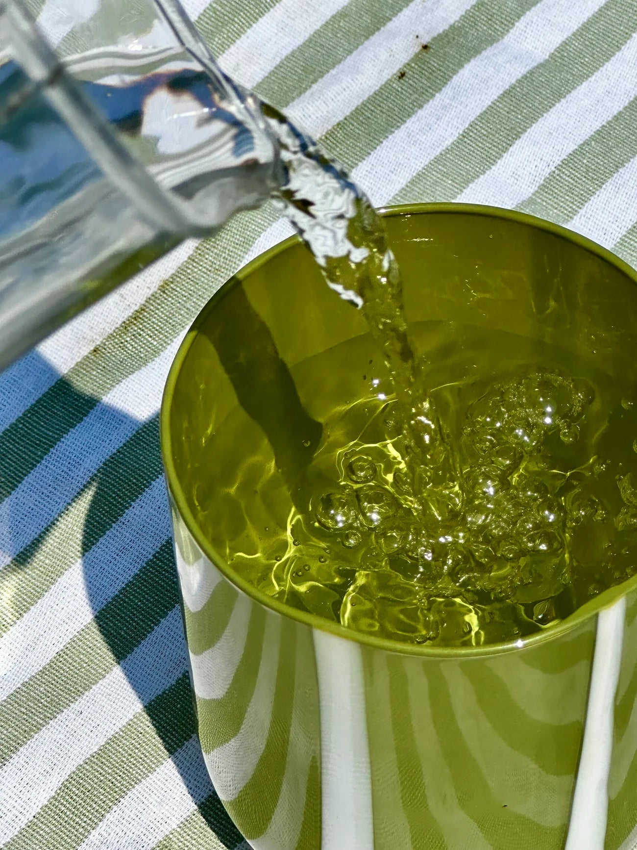 Olive/White Tumbler