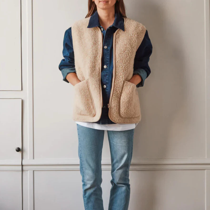 Vest Pepitko Beige