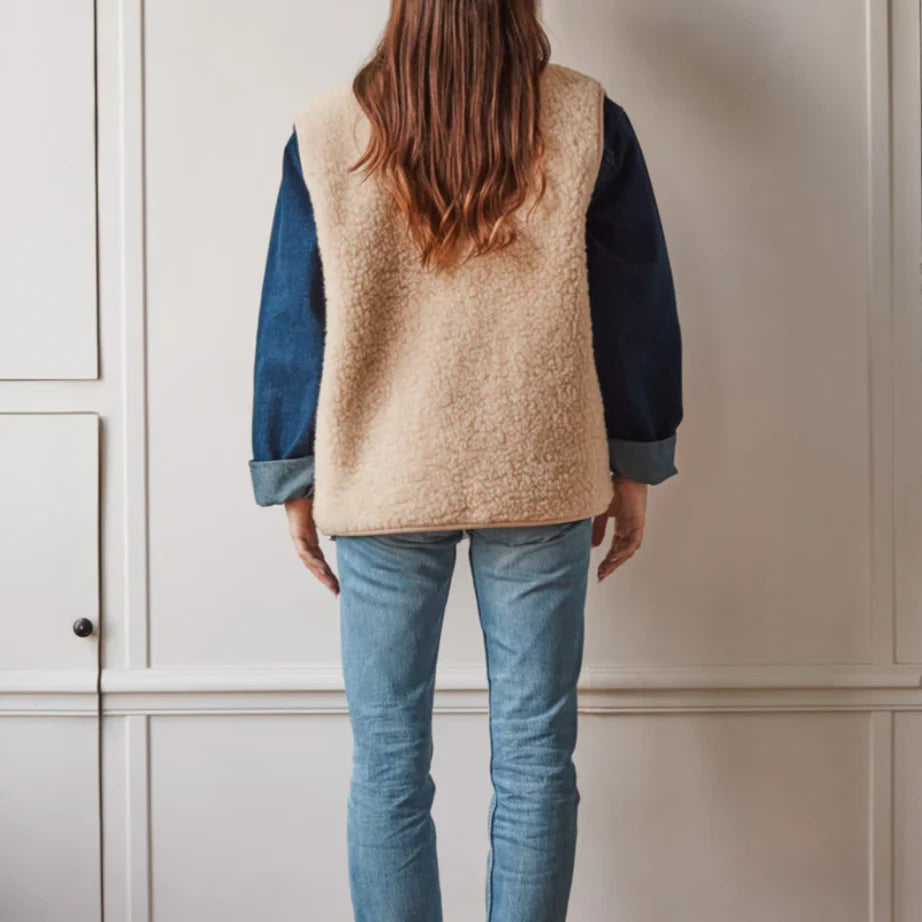 Vest Pepitko Beige