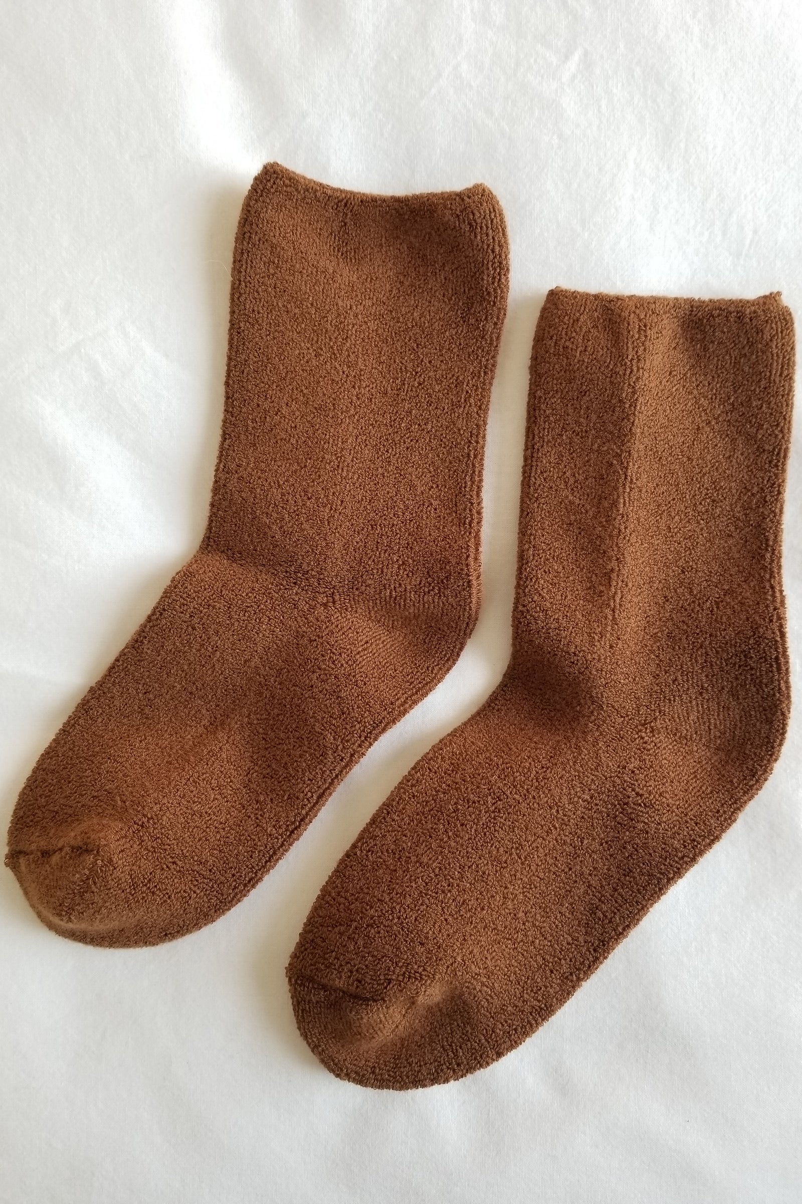 Cloud Socks - Sepia