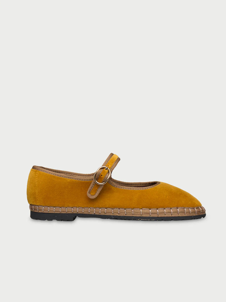 Musset Mary Jane Shoes - Mustard