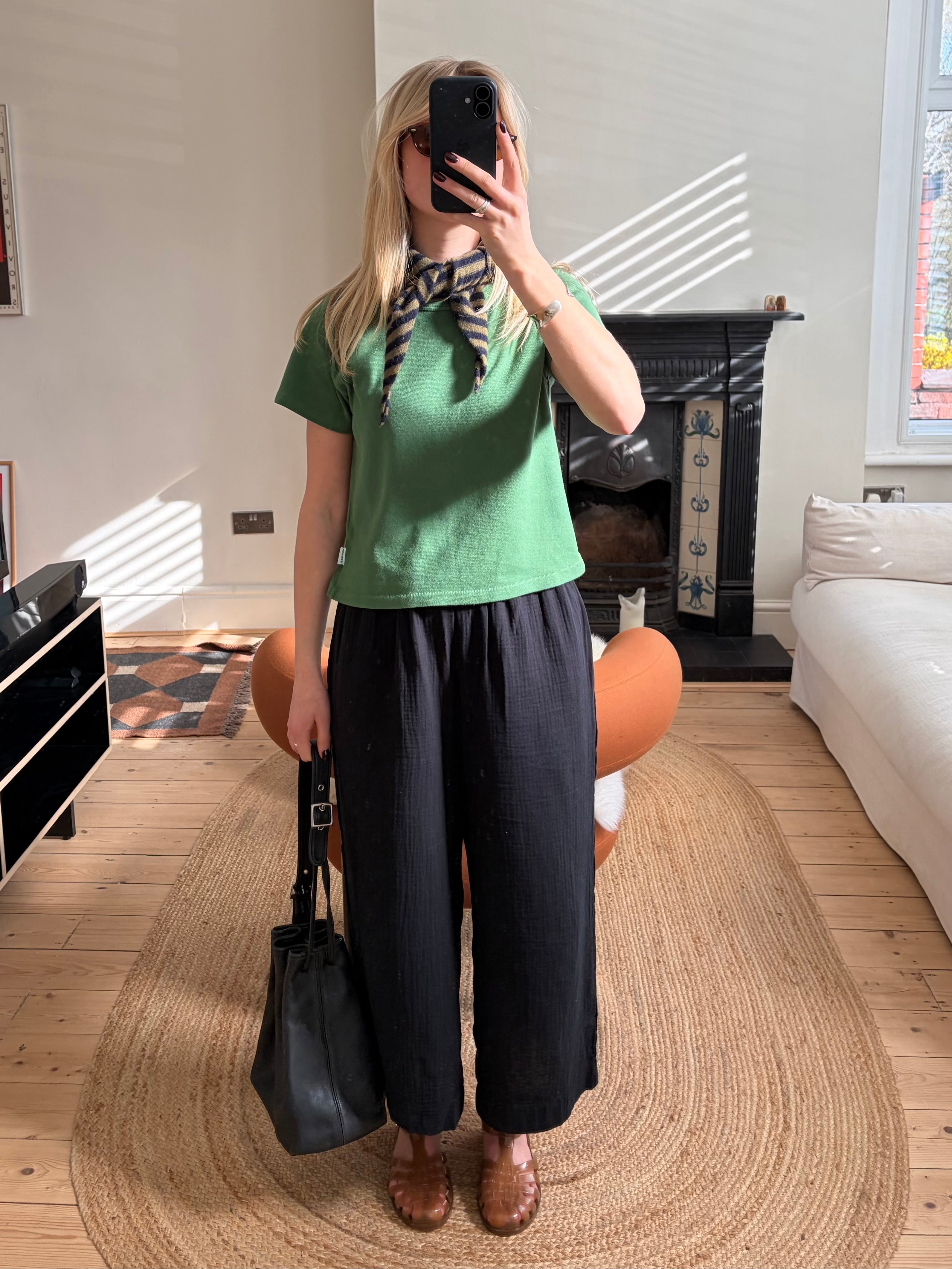 Evora Organic Cotton Cheesecloth Trouser