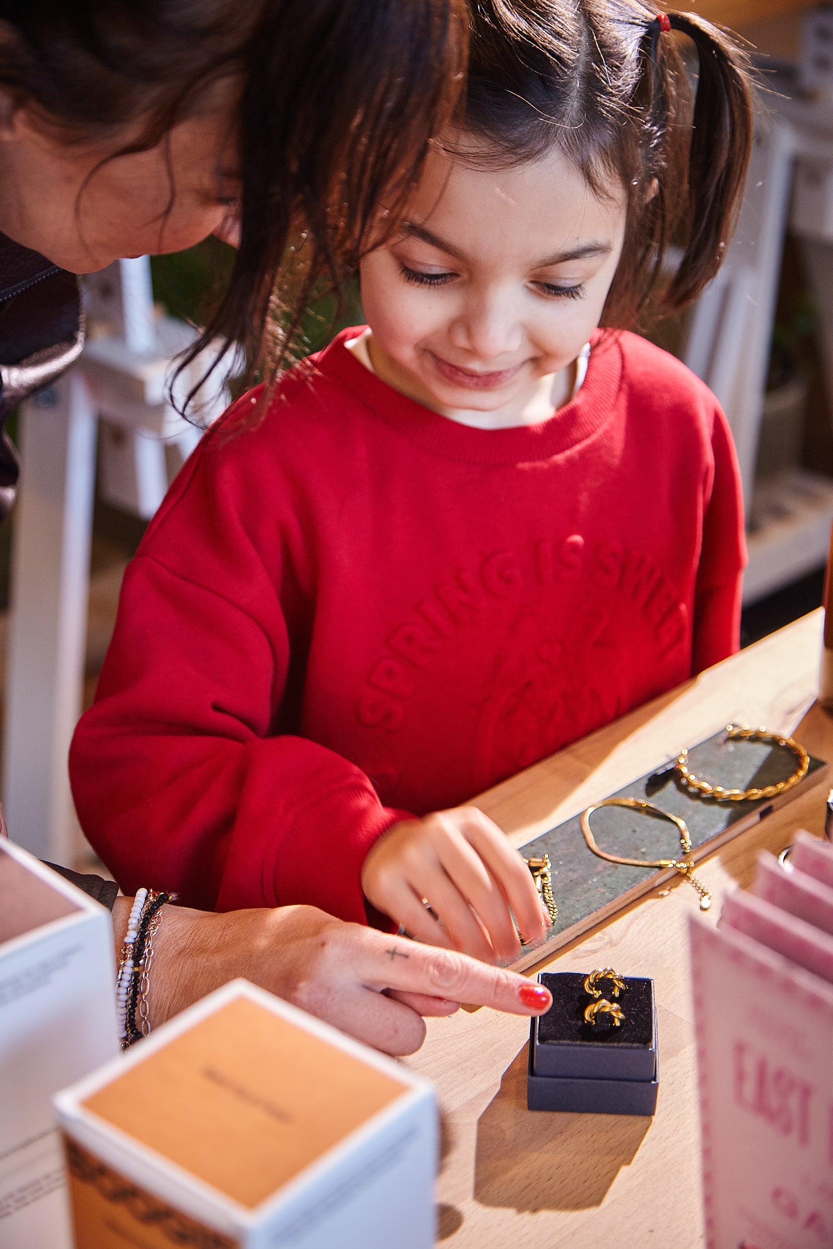 Mini Twist Hoops - Gold