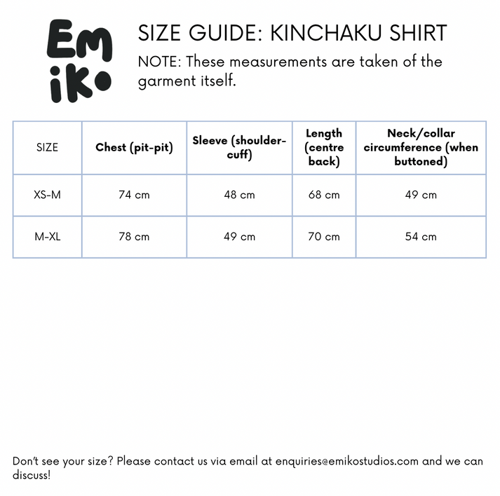 KINCHAKU Shirt - Gingham