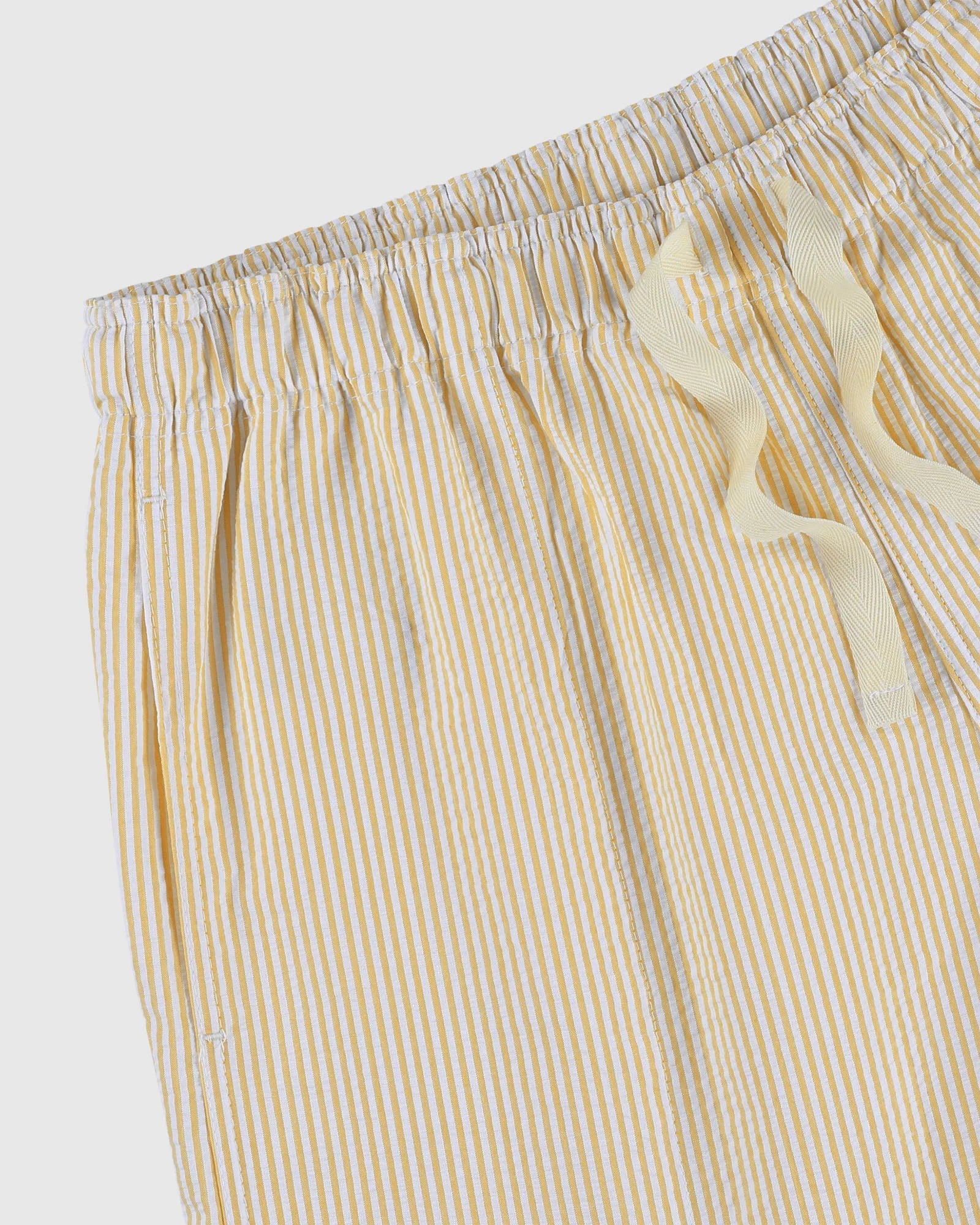 Private Shorts - Seersucker Stripes - Butter in the Sun