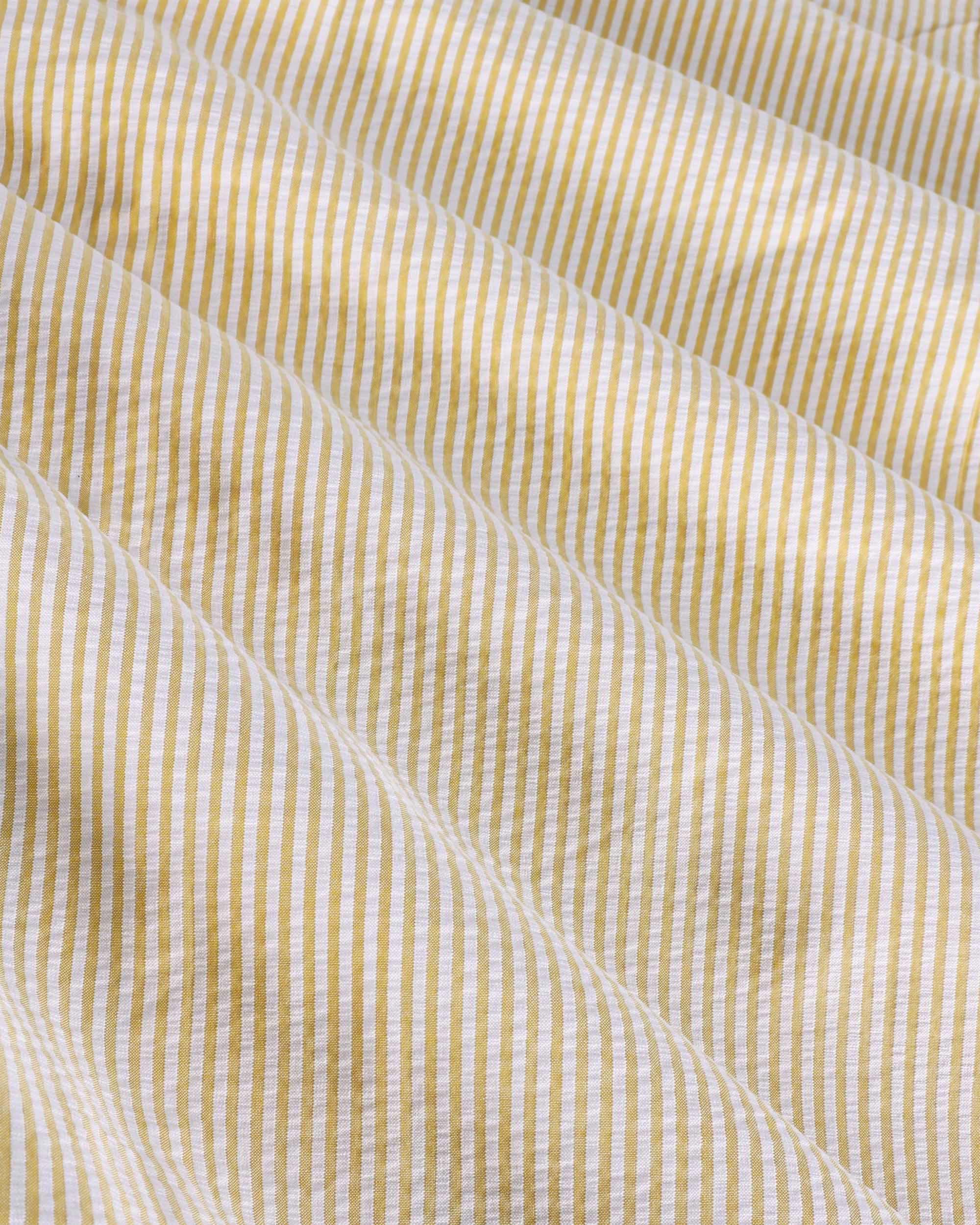Private Shorts - Seersucker Stripes - Butter in the Sun