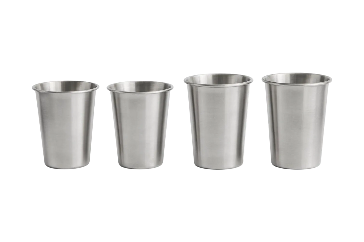Outdoor Market Steel Cup - Set of 2
