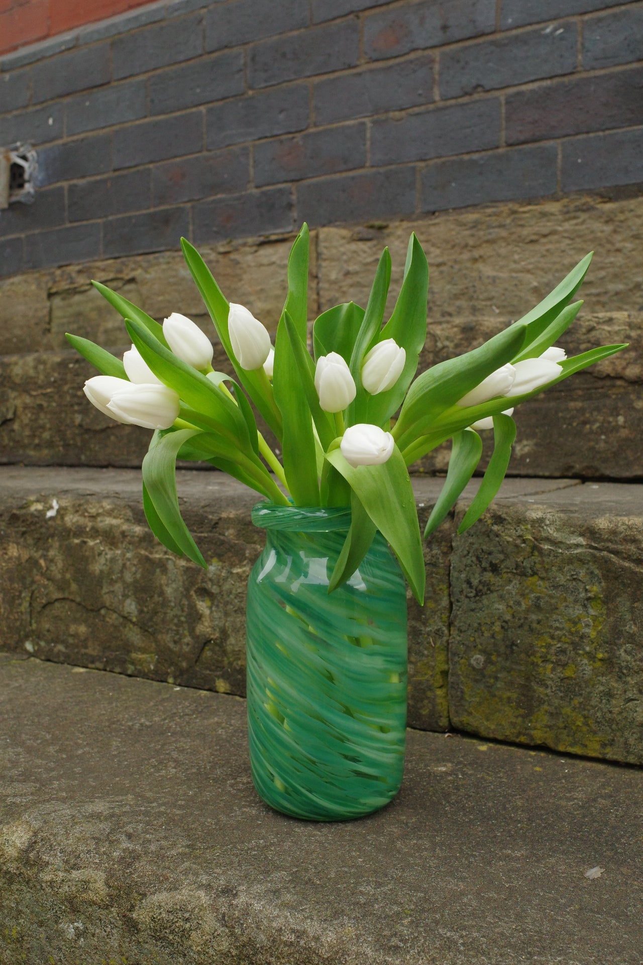 Splash Roll Neck Vase