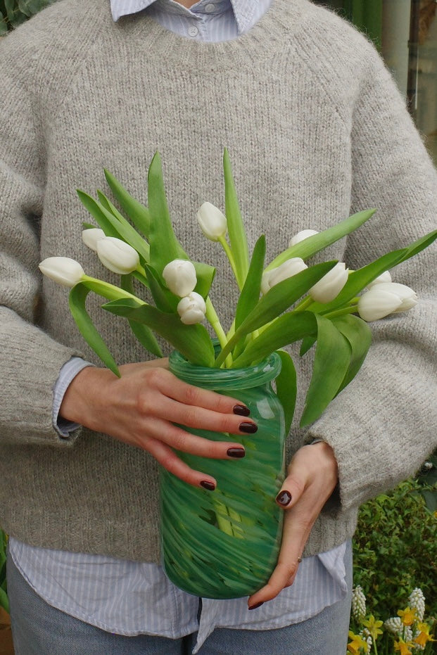 Splash Roll Neck Vase