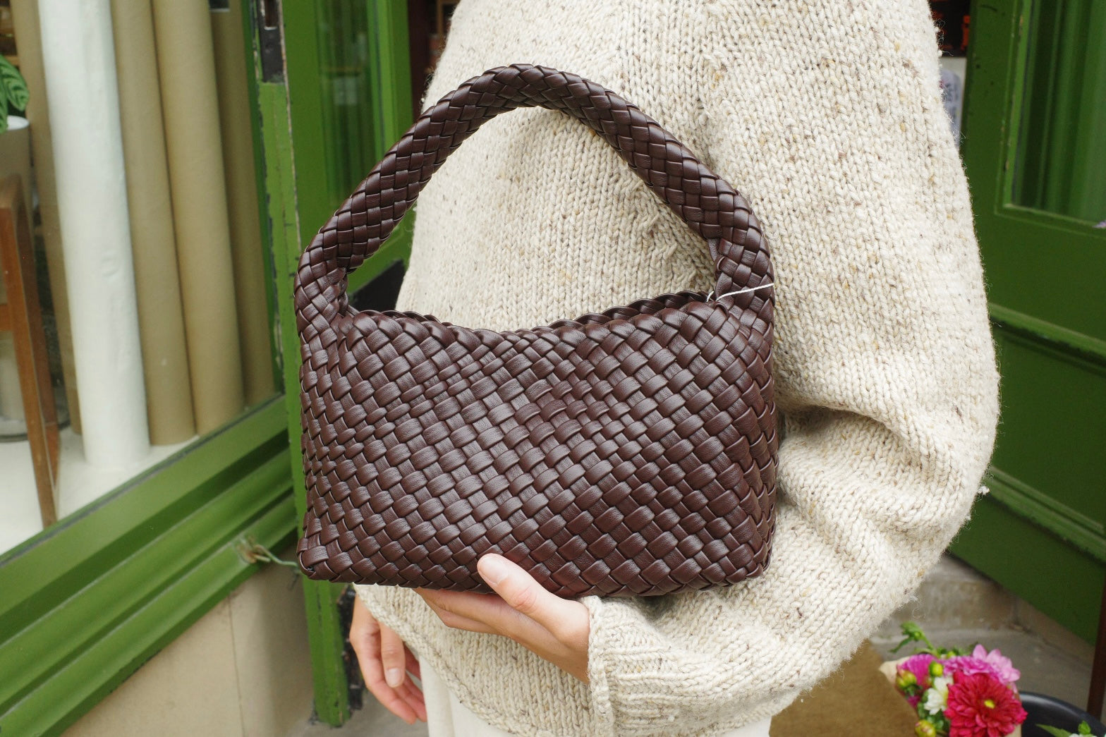 Woven Mini Bag + Pouch