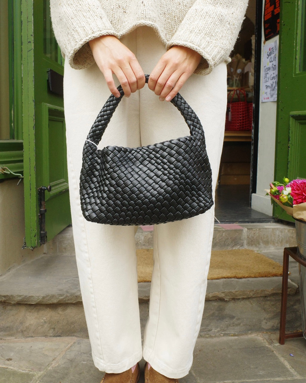 Woven Mini Bag + Pouch