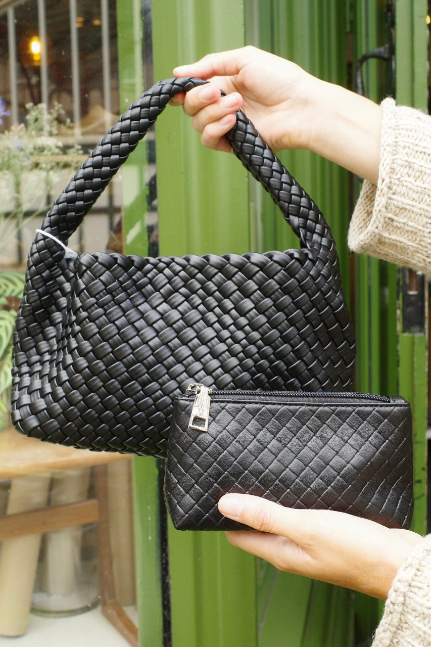 Woven Mini Bag + Pouch