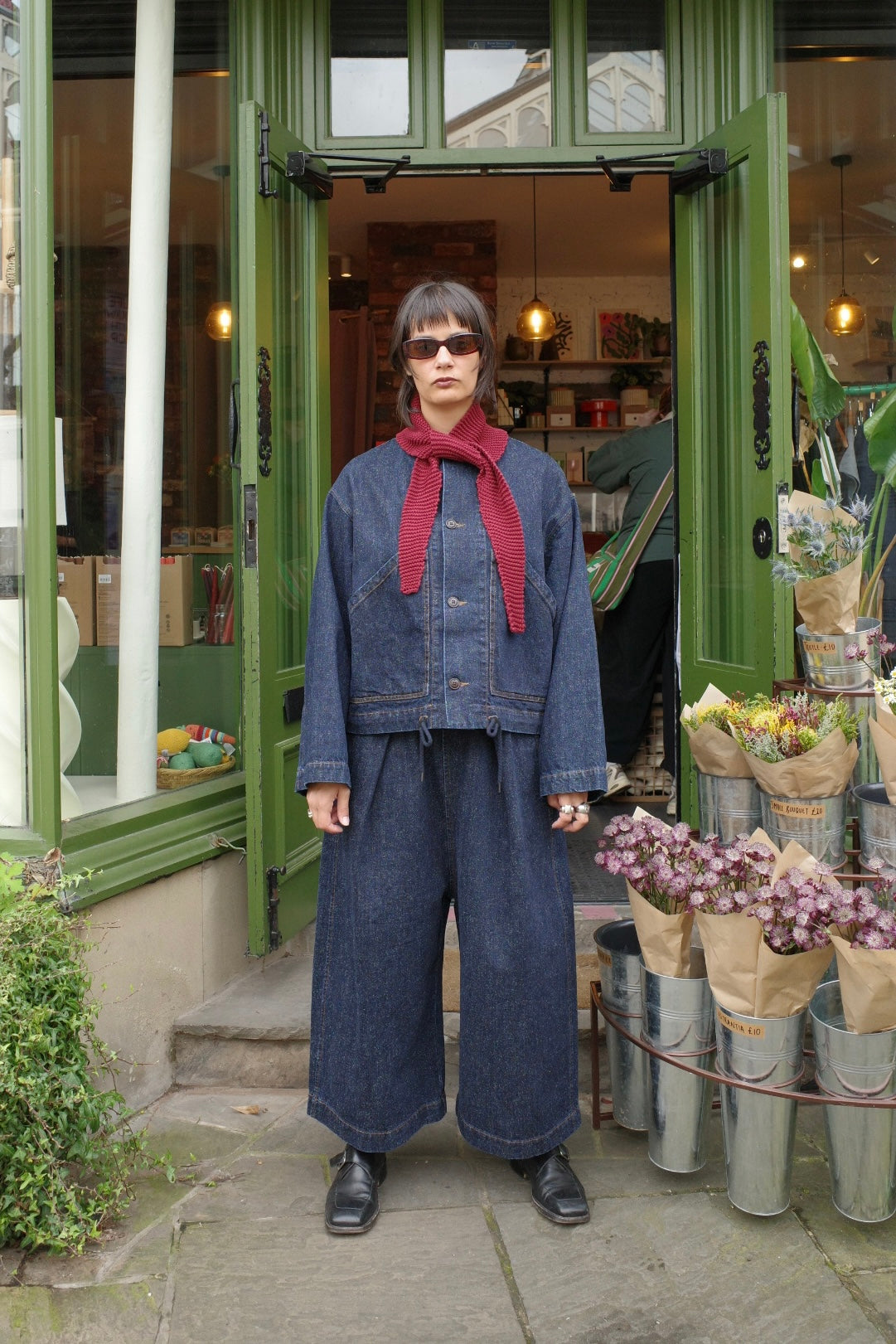 Nirvana Pants Neppy Denim - Indigo