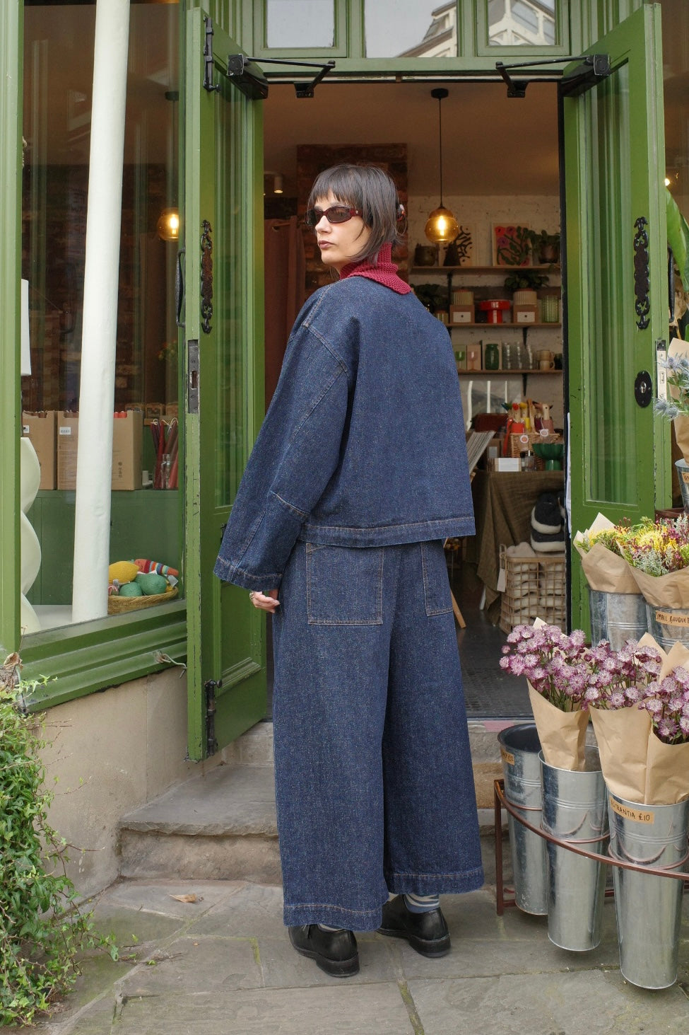 Nirvana Pants Neppy Denim - Indigo