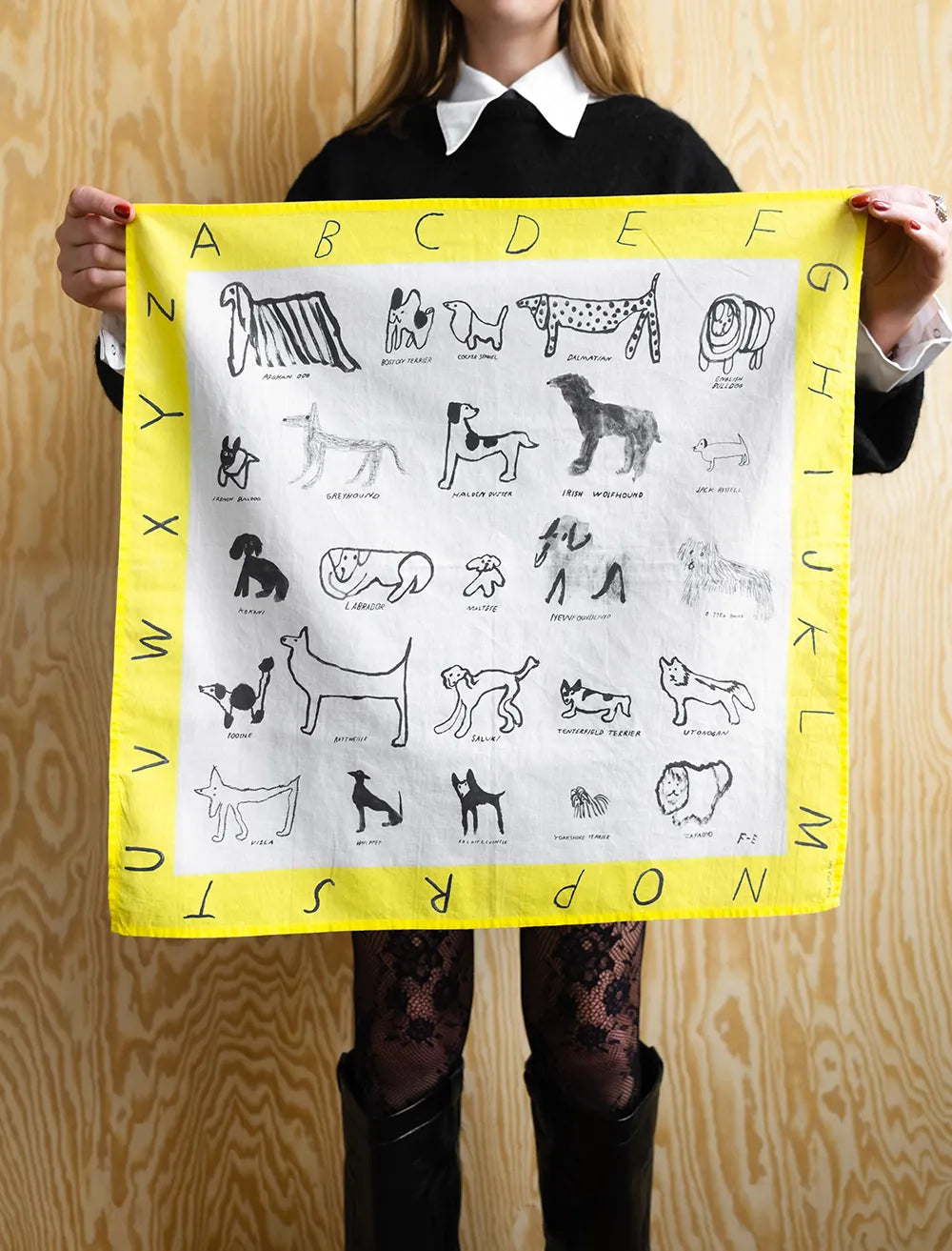 Abc Dogs Scarf