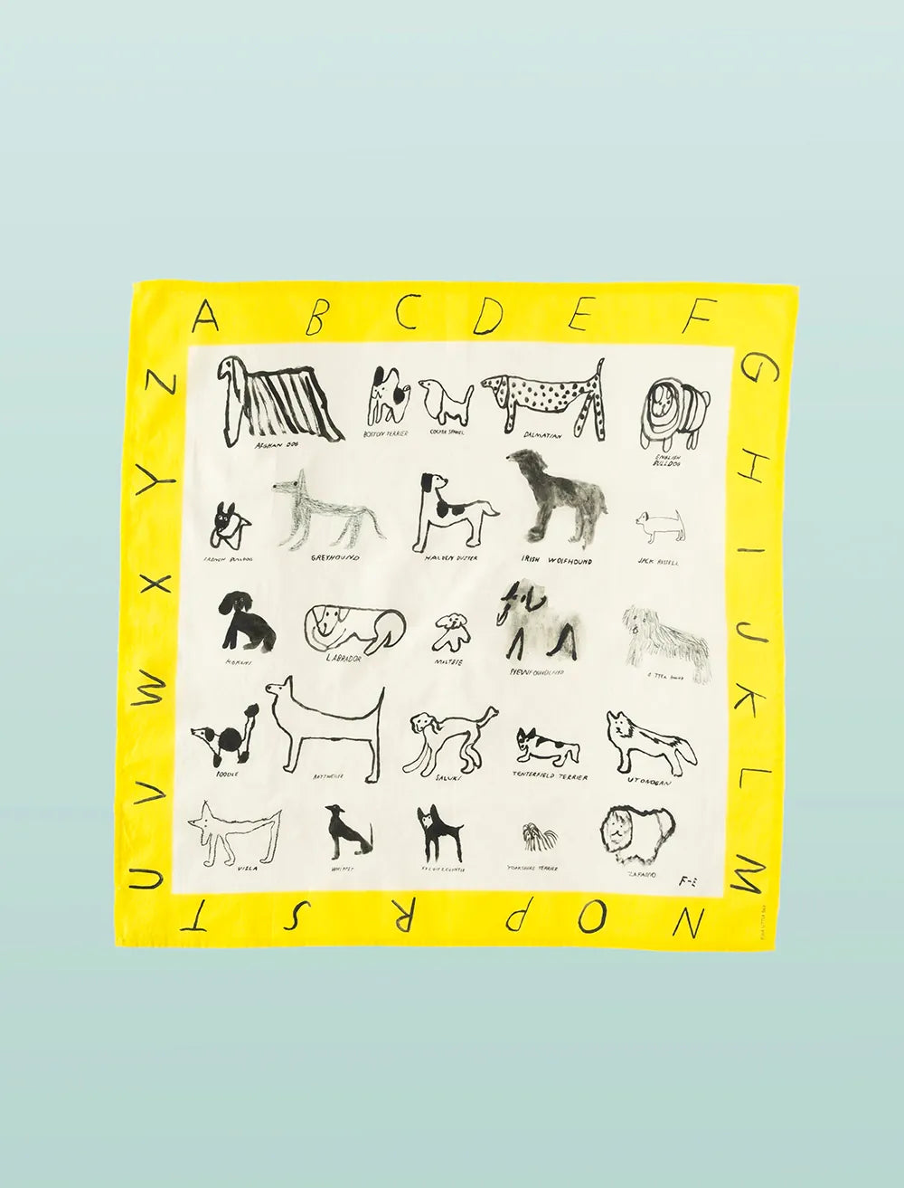 Abc Dogs Scarf
