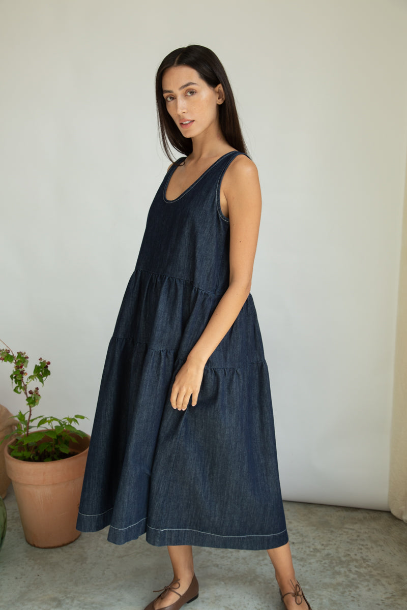 Kyra-Leigh Organic Cotton Denim Dress