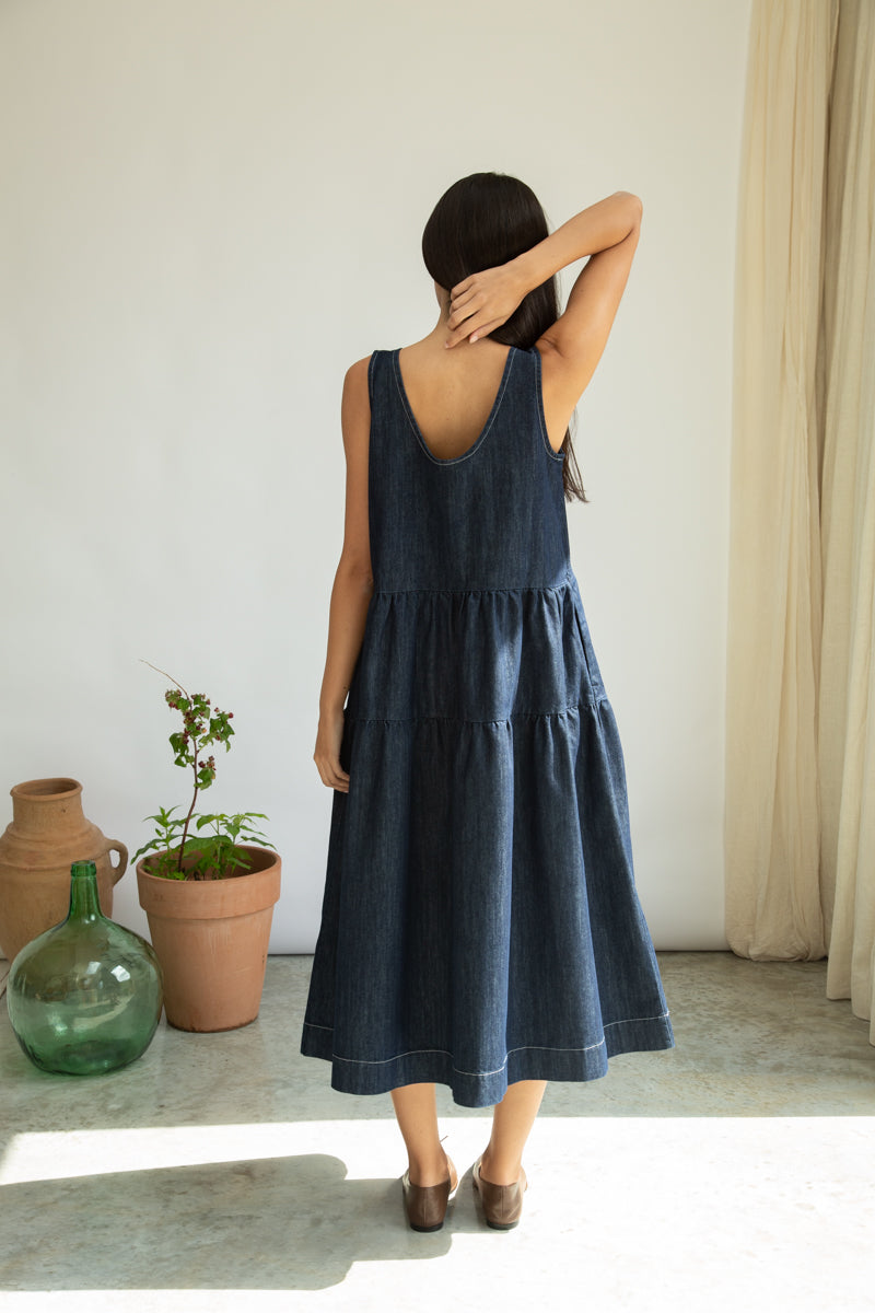 Kyra-Leigh Organic Cotton Denim Dress