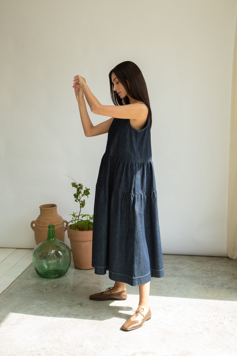 Kyra-Leigh Organic Cotton Denim Dress