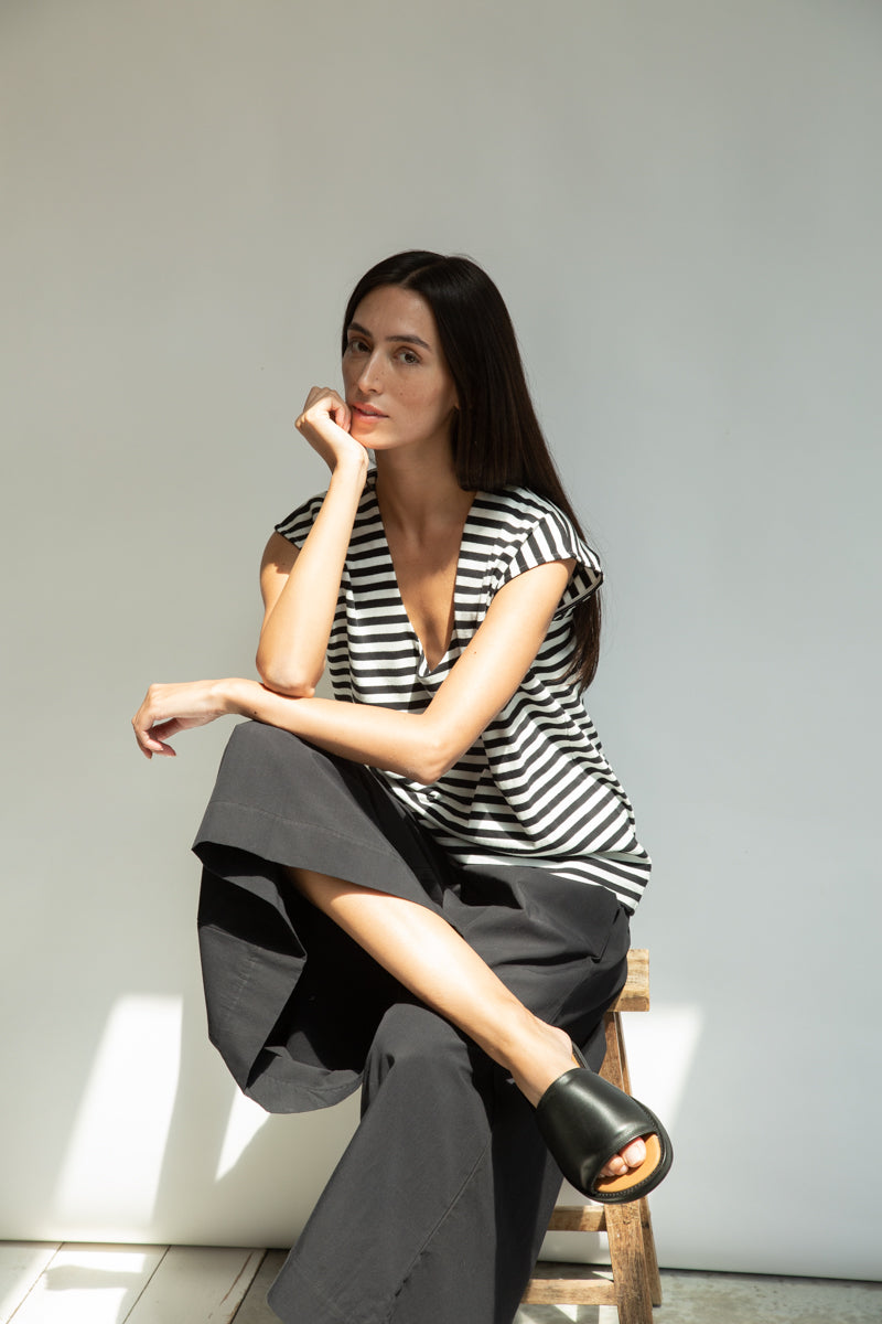 Mazu Organic Cotton  Poplin Trouser