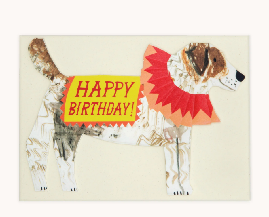 Happy Birthday Dog Card