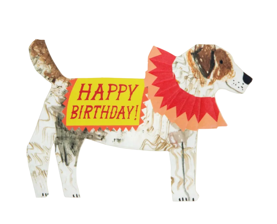 Happy Birthday Dog Card