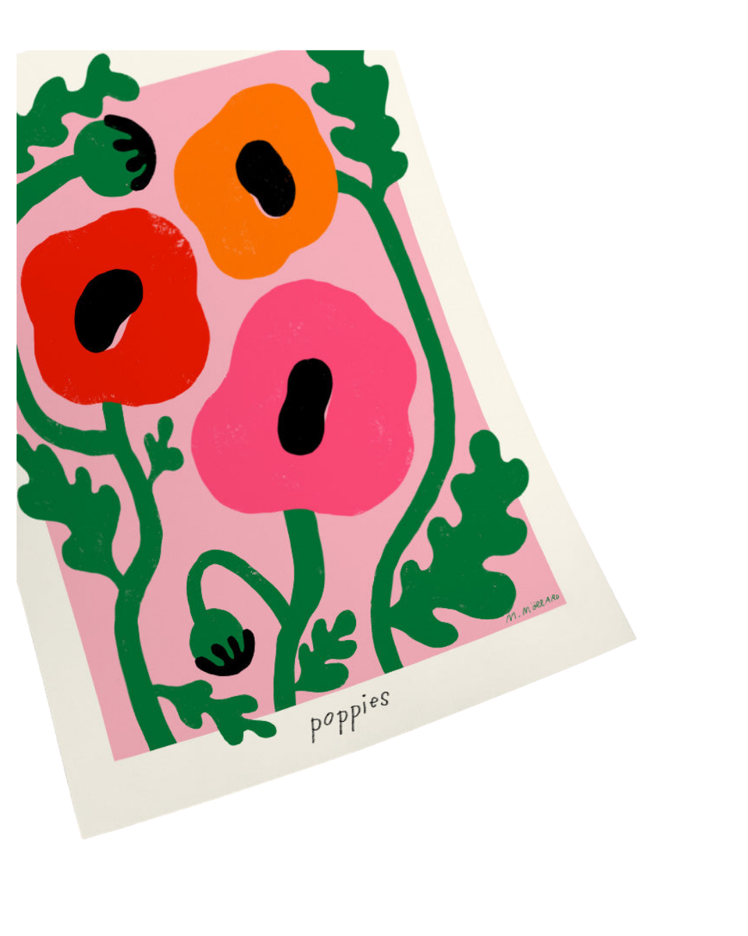 Summer Poppies Poster