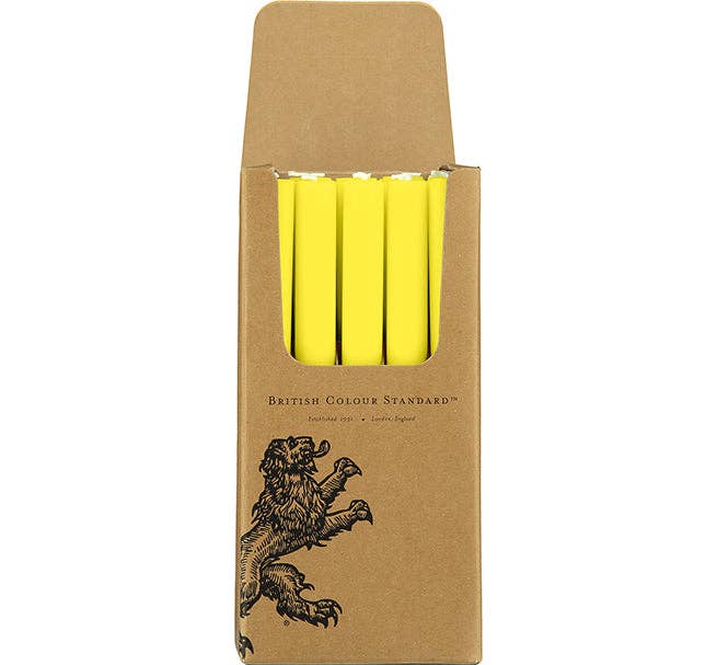 Primrose Yellow Eco Dinner Candle
