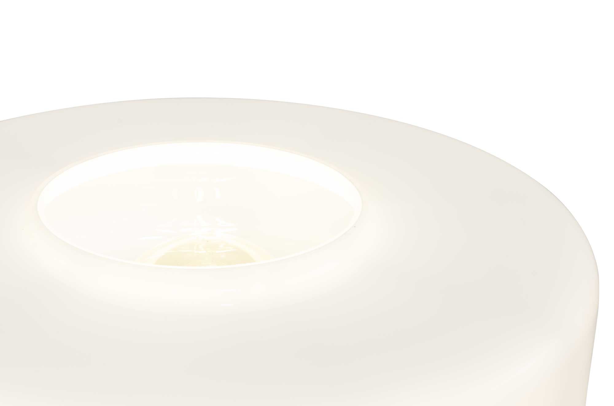 XXL table lamp in colored glass and retro style Foza Maxi