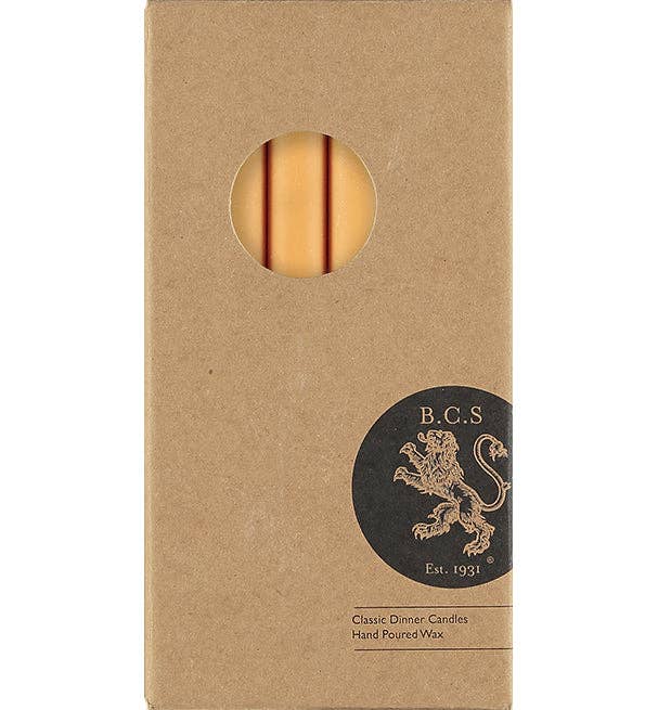 Saffron Yellow Eco Dinner Candle