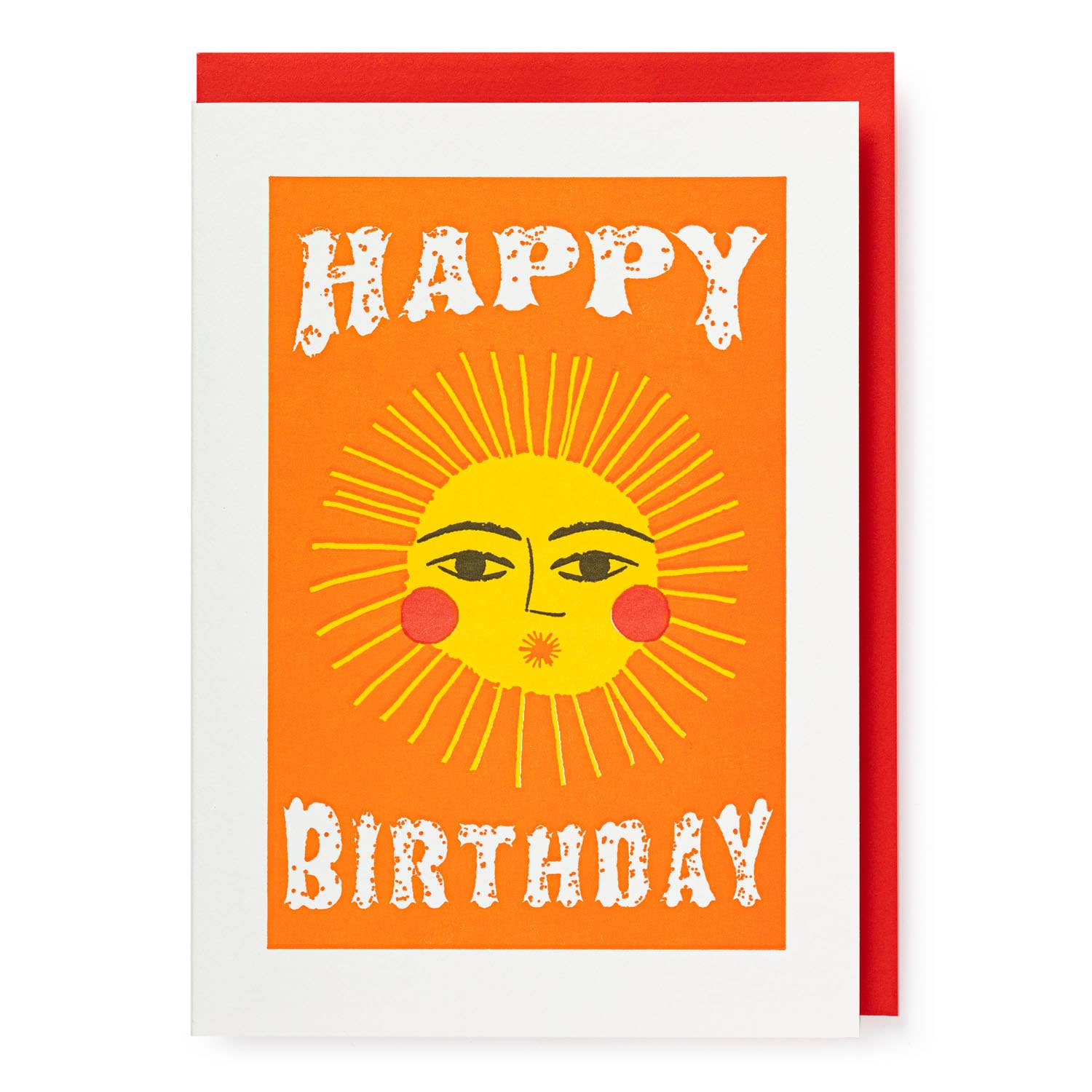 Happy Birthday Sun | Letterpress Cards | Greeting Card