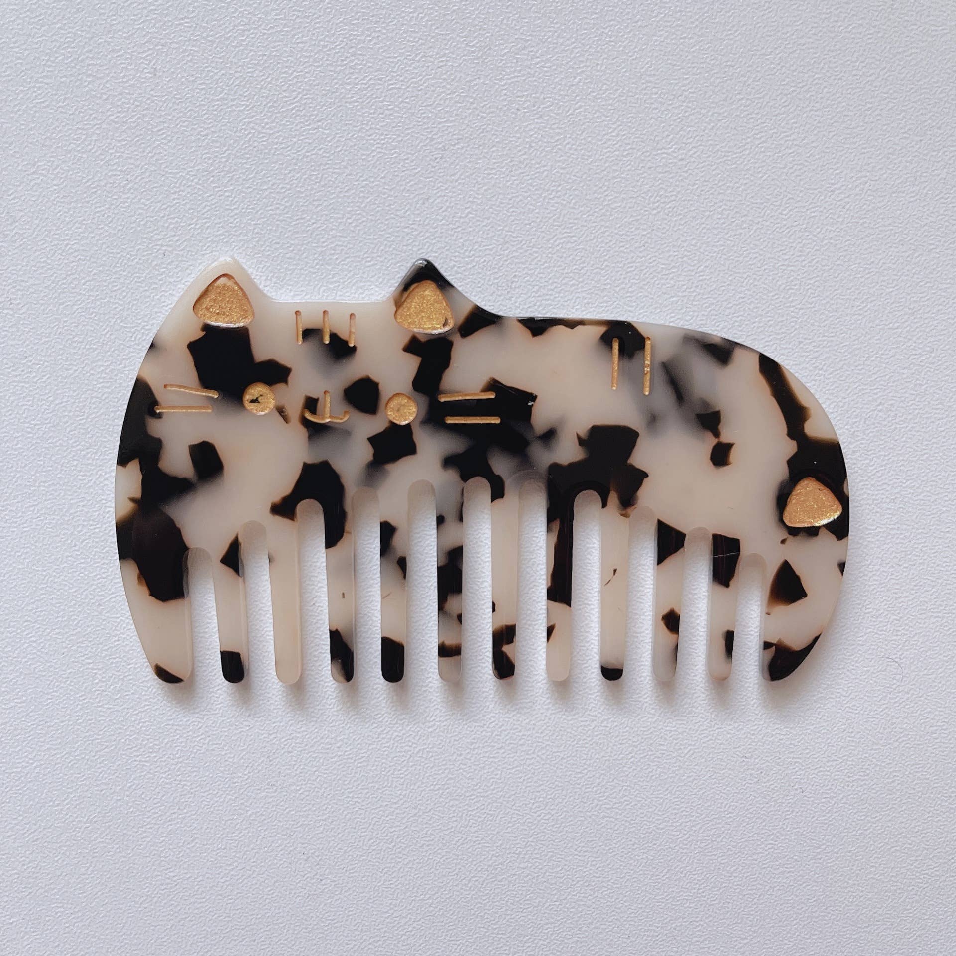 Cute Cat Wide Tooth Comb - Eco-Friendly