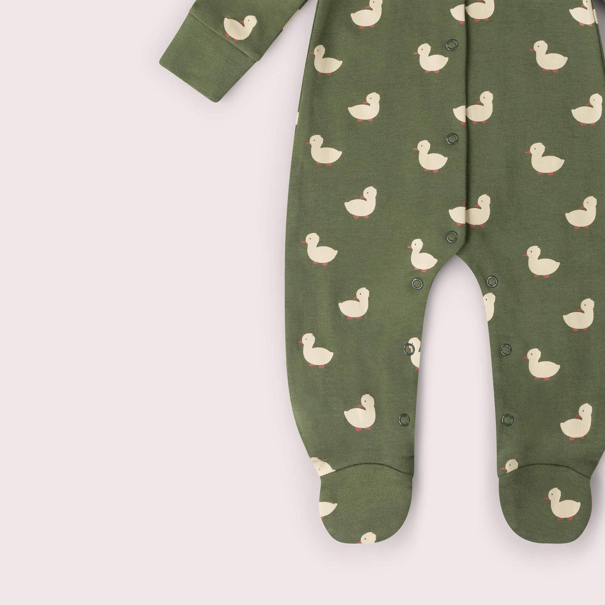Olive Ducks Organic Babygrow
