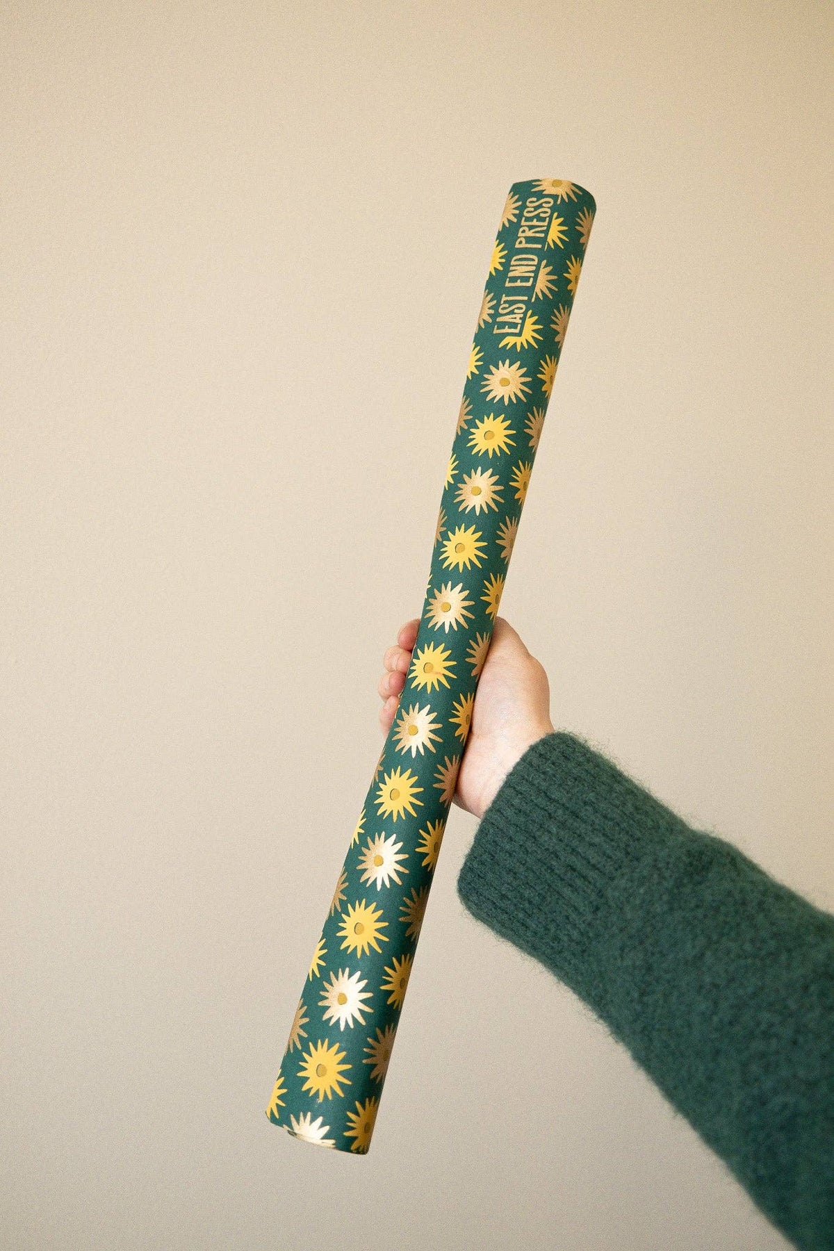 Festive Gift Wrap in Winter's Bloom
