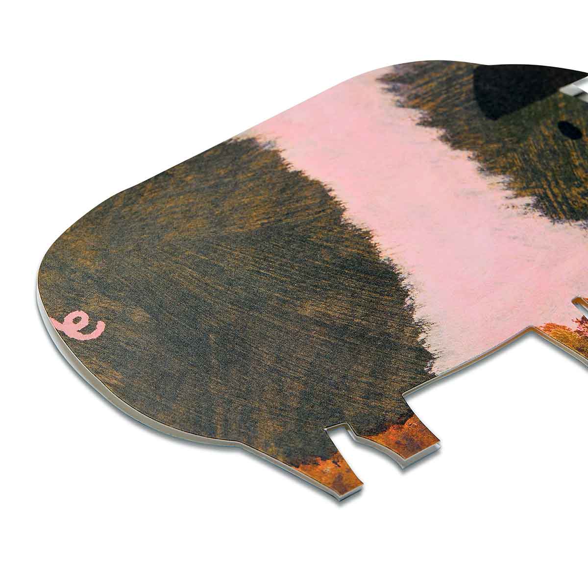 Striped Pig card