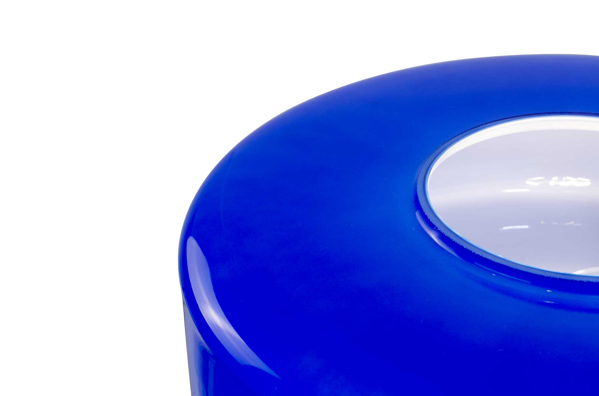 XXL table lamp in colored glass and retro style Foza Maxi