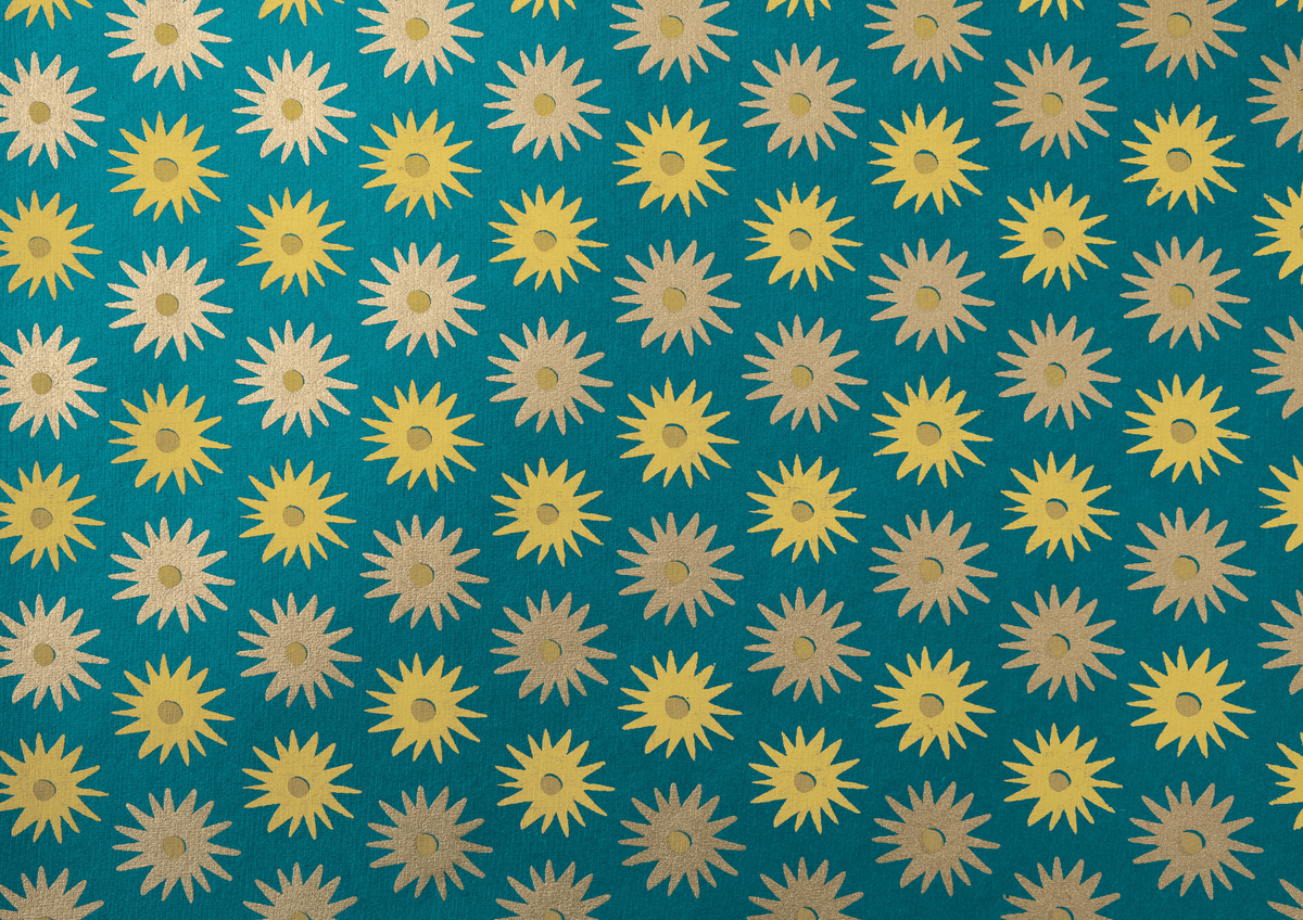 Festive Gift Wrap in Winter's Bloom