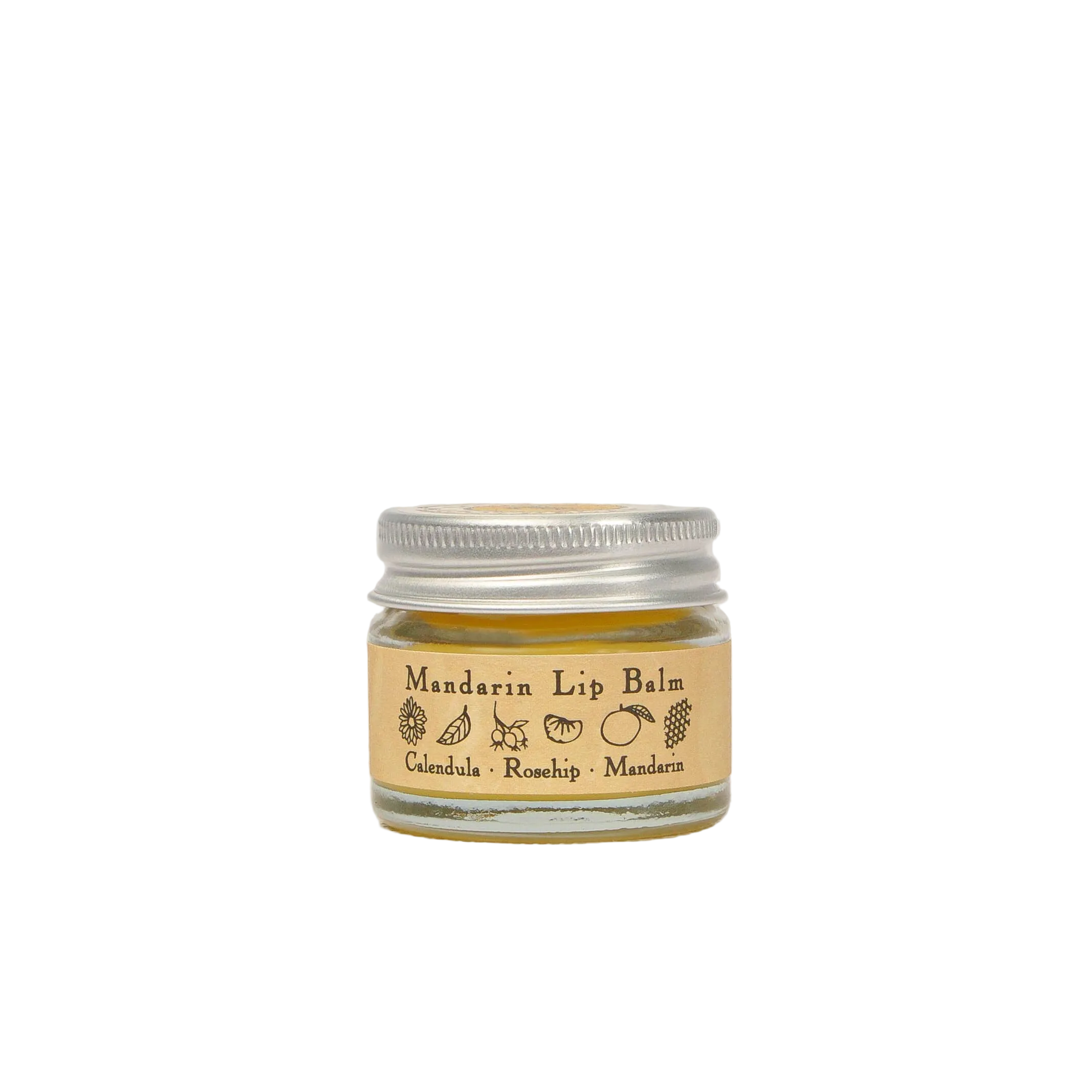 Mandarin Lip Balm | Organic Rosehip and Calendula