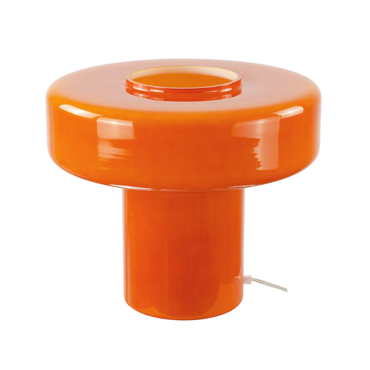 XXL table lamp in colored glass and retro style Foza Maxi